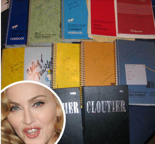 Τα προσωπικά ημερολόγια της Madonna!