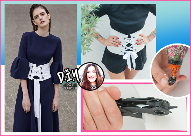 DIY: Βήμα-βήμα πως να φτιάξεις μόνη σου μια corset belt