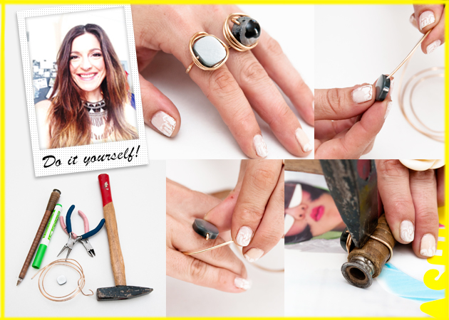 DIY: H Πόπη Αναστούλη σου δείχνει πως να φτιάξεις ένα εντυπωσιακό δαχτυλίδι!