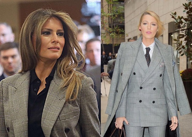 Η Blake Lively και η Melania Trump με το ίδιο κοστούμι! Ποια το φόρεσε καλύτερα;