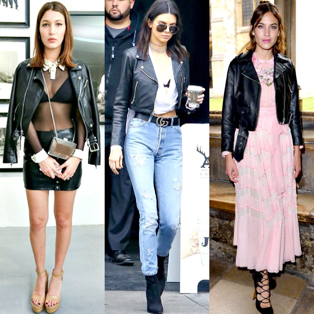 Οι stars επιλέγουν leather jacket
