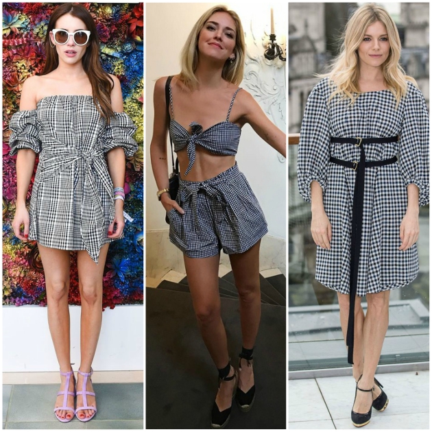 Οι stars επιλέγουν gingham prints