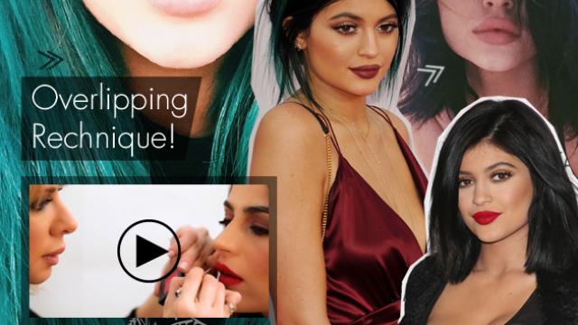 Τι είναι το overlipping και πώς να μεγαλώσεις τα χείλη σου όπως η Kylie Jenner!