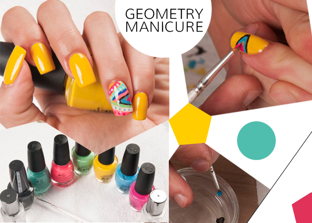 Geometry manicure! Το μανικιούρ που γίνεται με τα παλιά σου βερνίκια!