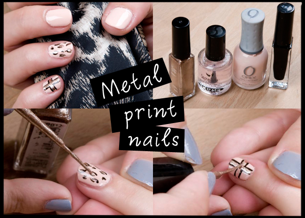 Πώς να κάνεις το metal print manicure!