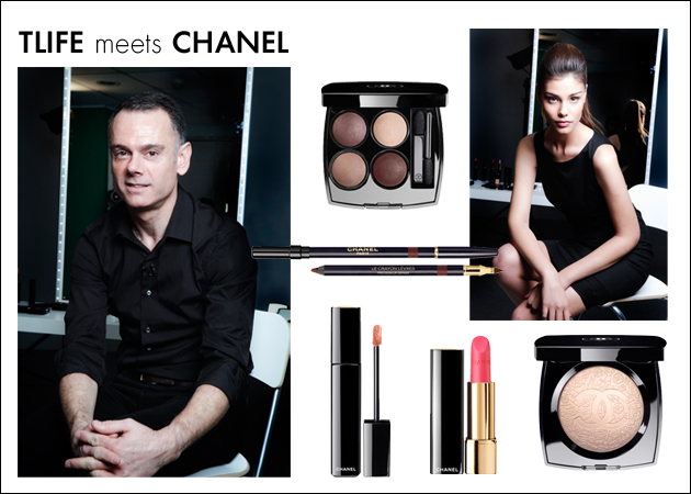 Ήρθε από το Παρίσι μόνο για το TLIFE! Δες το γύρισμα που έκανε για ‘σένα ο make up artist της Chanel!