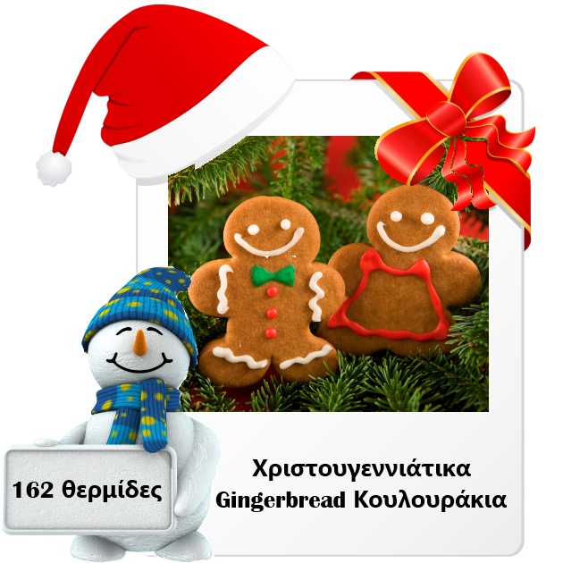 5 | Χριστουγεννιάτικα μπισκοτά gingerbread