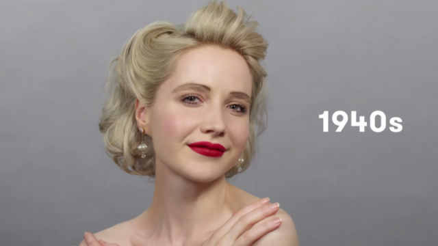 Αυτή η γυναίκα δοκιμάζει τις beauty τάσεις 100 χρόνων σε μόλις 1 λεπτό!
