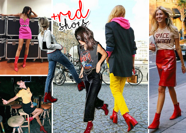 Κόκκινα ankle boots: Πως να φορέσεις τη Νο1 τάση της σεζόν σύμφωνα με τα street styles