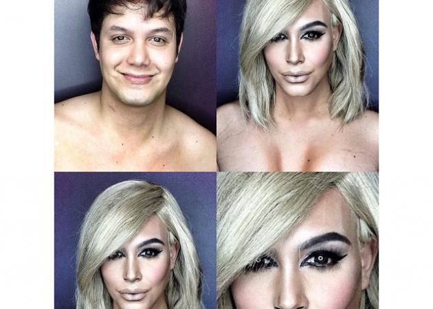 H δύναμη του make up! Γνώρισε τον άντρα που μεταμορφώνεται σε Kim Kardashian, Taylor Swift και Dakota Johnson!