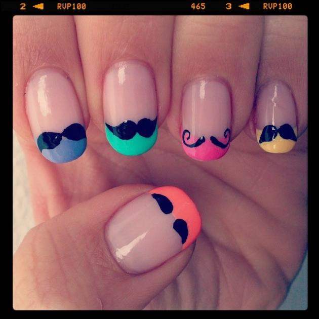 6 | Το παιχνιδιάρικο #moustache_nail!