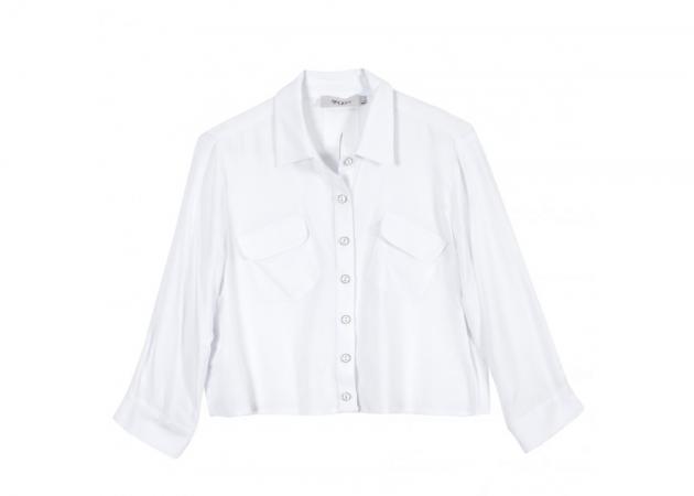 Λευκό cropped πουκάμισο: Φόρεσε την τάση!
