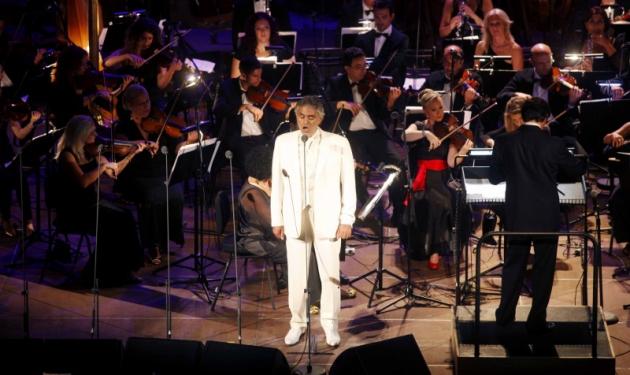 Η μοναδική συναυλία του Andrea Bocelli! Δες φωτογραφίες.