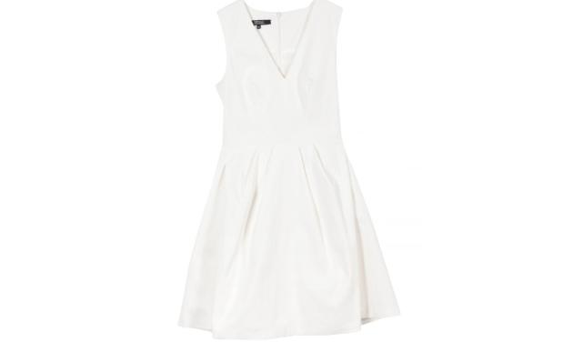 Λευκό φόρεμα σε γραμμή Α: Δικό σου με ένα “κλικ”