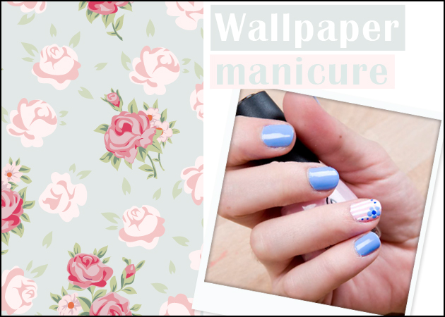 Το μανικιούρ της Κυριακής! Πώς να κάνεις το wallpaper manicure!