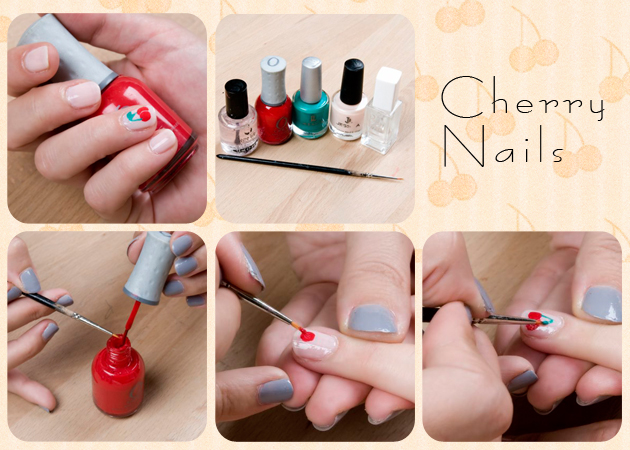 Κυριακή, ευκαιρία για ένα μανικιούρ! Πώς να κάνεις τα cherry nails!