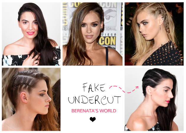 Fake undercut! Ιδέα για χτένισμα στο νησί που δεν θέλει καν πιστολάκι!