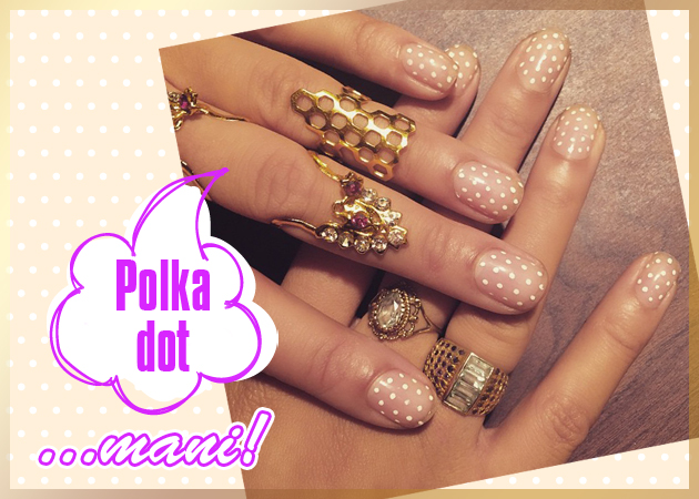 Πώς να κάνεις ένα απλό αλλά stylish polka dot manicure!