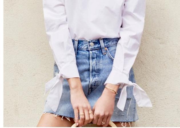 Ένας stylish τρόπος να συνδυάσεις τη denim φούστα σου