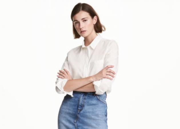 Mπορώ να έχω ένα office look με jean φούστα;