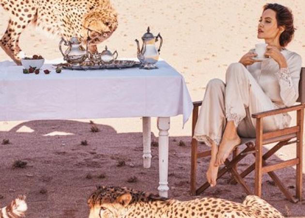 H Αngelina Jolie φωτογραφήθηκε στην Αφρική φορώντας τις τάσεις της επόμενης σεζόν!