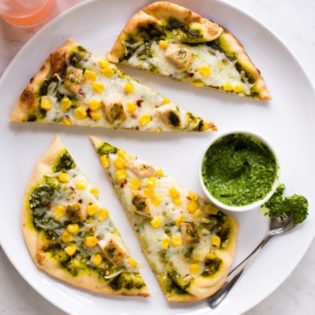 Pesto pizza