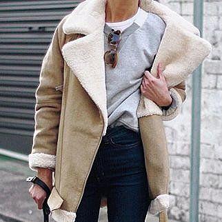 Το σωστό city look με το shearling jacket σου!