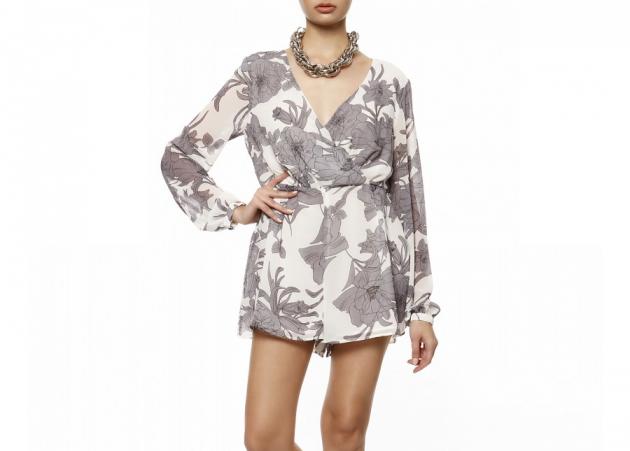 Floral playsuit: Δική σου με ένα “κλικ’