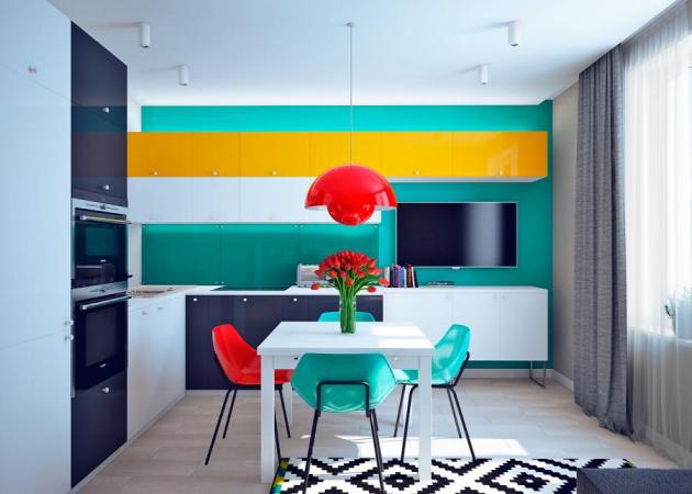Διακόσμηση: Πόσο χρώμα χωράει σε ένα διαμέρισμα; Θα εκπλαγείς!