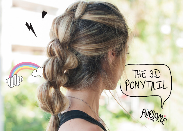 Το εντυπωσιακό 3D ponytail! Πώς να το κάνεις πανεύκολα!