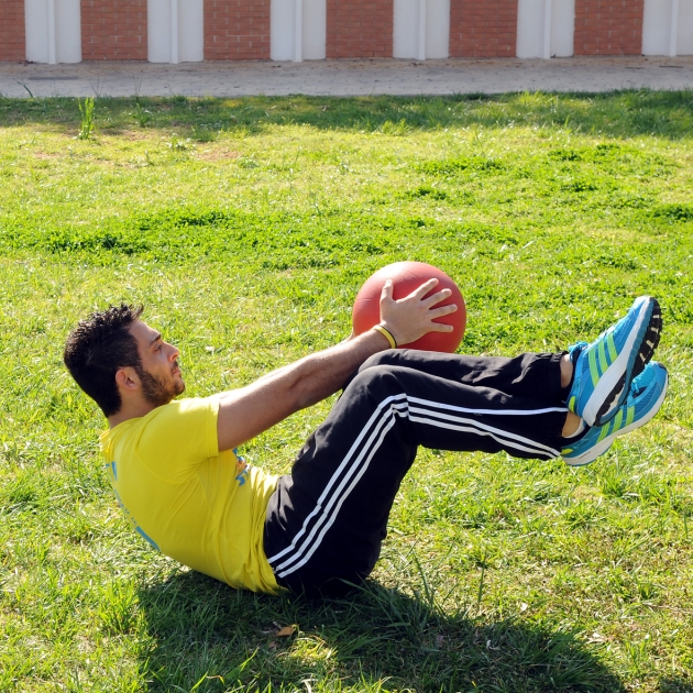 5 | Πλάγιοι κοιλιακοί με medicine ball Μέρος Δεύτερο