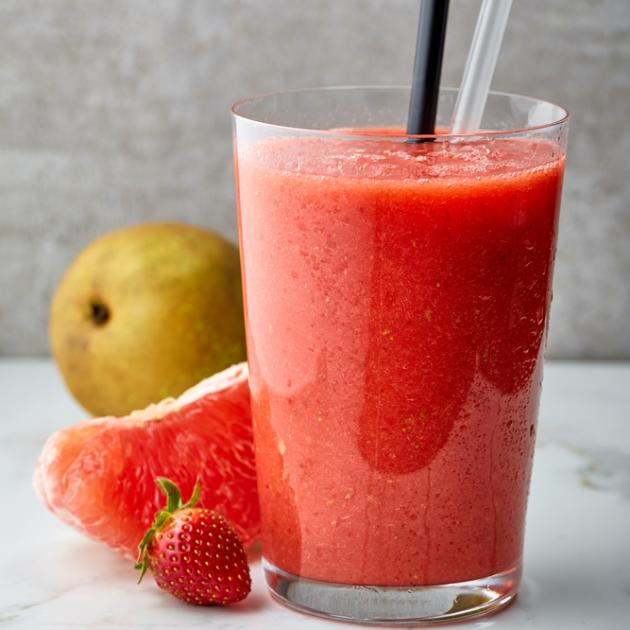 Smoothie με φράουλα και γκρέιπφρουτ