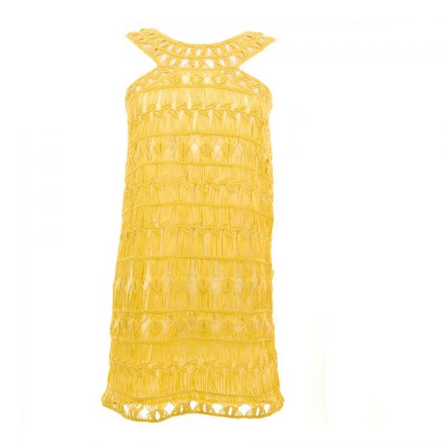 10 | Κίτρινο φόρεμα DVF