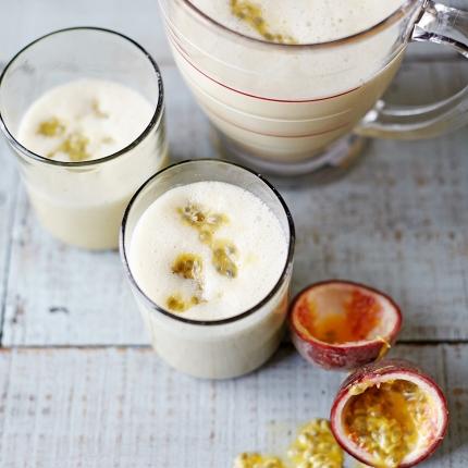 Smoothie με passion fruit και μπανάνα