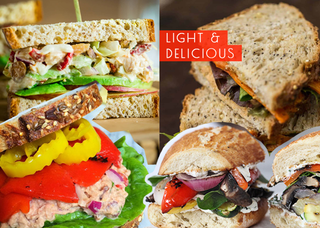 Light συνταγές: Χορταστικά σάντουιτς με λιγότερο από 300 θερμίδες