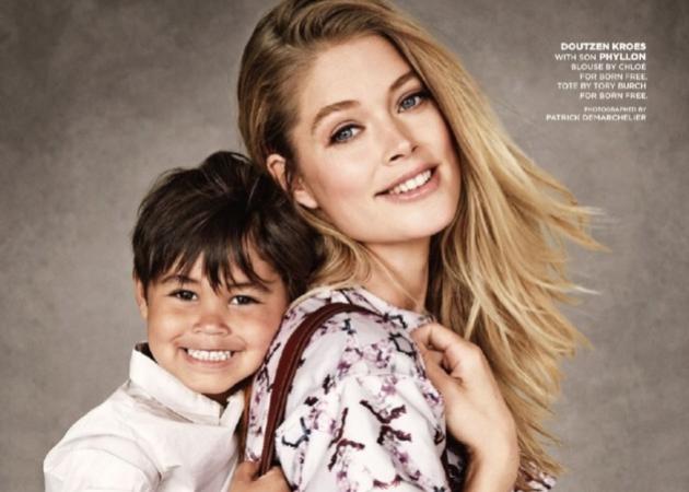 Η Doutzen, η Sasha, η Karolina & τα παιδιά τους ποζάρουν για καλό σκοπό!