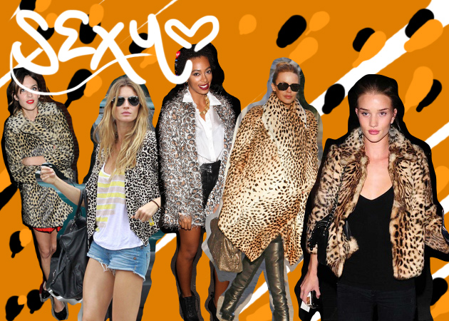 Sexy and super trendy! Oι celebrities προτιμούν leopard πανοφώρια…