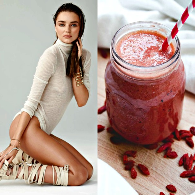 7 | MIRANDA KERR: Σοκολατένιο smoothie με goji berries