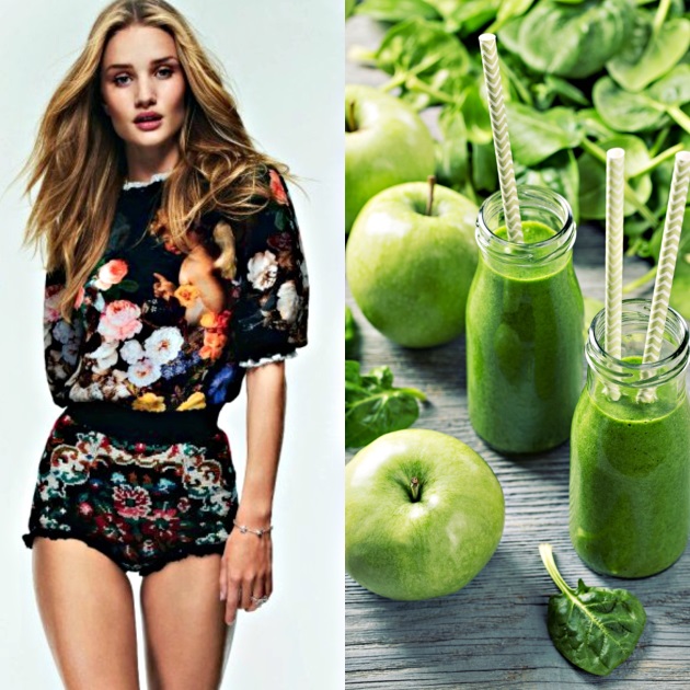 8 | ROSIE HUNTINGTON-WHITELEY: Smoothie με φρούτα-λαχανικά