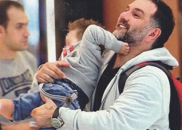 Γρηγόρης Αρναούτογλου: Ξετρελαμένος με το γιο του!