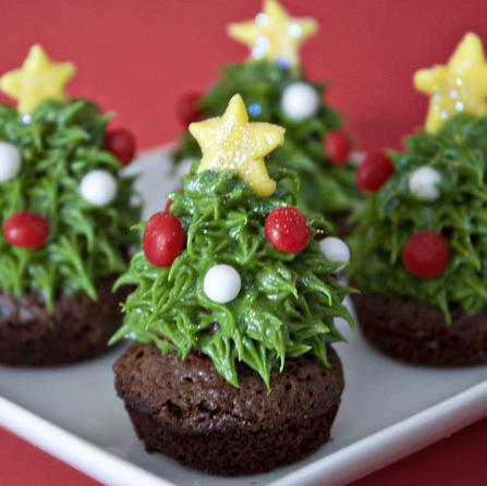 Christmas Tree Brownies