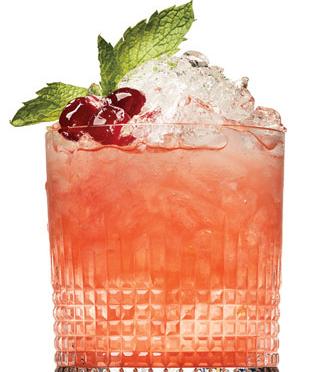 10 | Cranberry Cobbler Cocktail