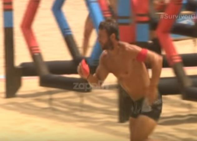 Γιώργος Αγγελόπουλος: Έτρεξε να σώσει τον Σπαλιάρα που τραυματίστηκε στο αγώνισμα του Survivor!