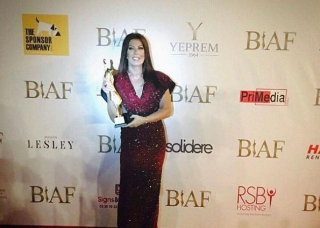Άντζελα Δημητρίου: Βραβεύτηκε στο Λίβανο! Φωτογραφίες και video