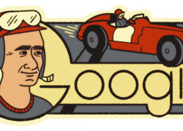 Χουάν Μανουέλ Φάντζιο: Το doodle της Google για τον διάσημο οδηγό της F1