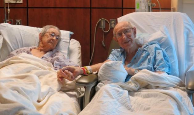 Η αγάπη τους έπεισε το νοσοκομείο να τους βάλει στο ίδιο δωμάτιο!