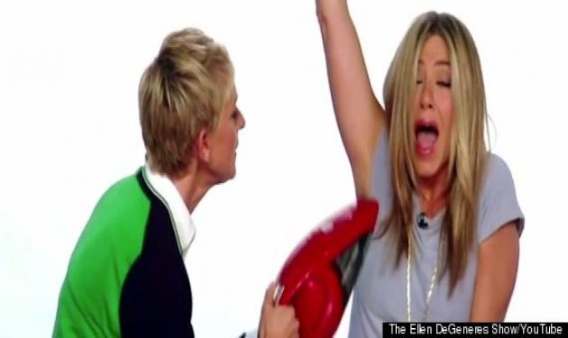 J. Aniston: Όπως δεν την έχεις δει ποτέ, στο show της Ellen DeGeneres!