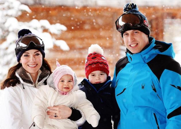Kate – William: Με την 10 μηνών κόρη τους και τον George στα χιόνια!