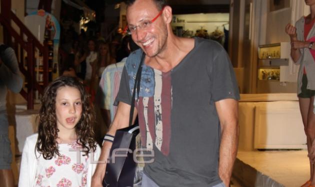 Κλ. Γρηγοριάδης: Σπάνια εμφάνιση με την κόρη του!
