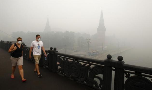Τοξικό νέφος πνίγει τη Μόσχα!